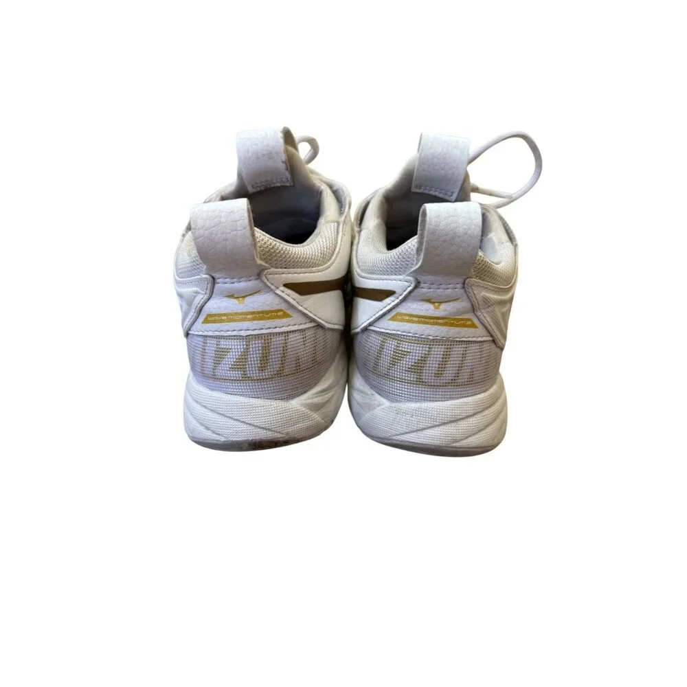 Mizuno Womens Wave Dimension Volleyball Shoes Size 8 White‎ Sneakers Practice